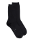 Chaussettes femme Soft Coton à bord souple - Noir