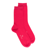 Chaussettes femme Soft Coton à bord souple - Cerise | Doré Doré