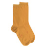 Chaussettes femme Soft Coton à bord souple - Orange