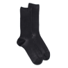 Chaussettes bicolores en laine – Noir