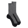 Chaussette laine Angora et lurex brillant - Noir