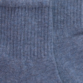 Socquettes homme en coton avec semelle confort   - Bleu Croisette | Doré Doré
