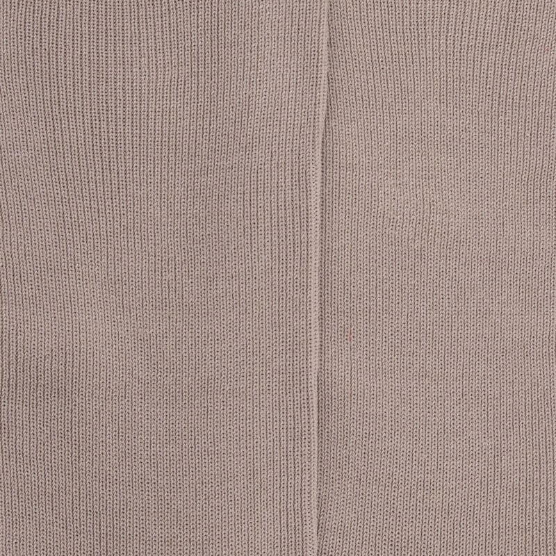 Chaussettes femme à côtes sans bord élastique en fil d'Écosse - Gris | Doré Doré