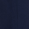 Chaussettes femme à côtes sans bord élastique en fil d'Écosse - Bleu Matelot | Doré Doré