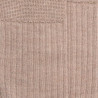 Chaussettes homme en laine mérinos côtelées - Beige | Doré Doré