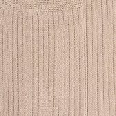 Chaussettes Homme côtelées en pur fil d'Ecosse - Beige | Doré Doré