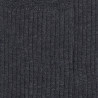 Chaussettes Homme côtelées en pur fil d'Ecosse - Gris foncé | Doré Doré