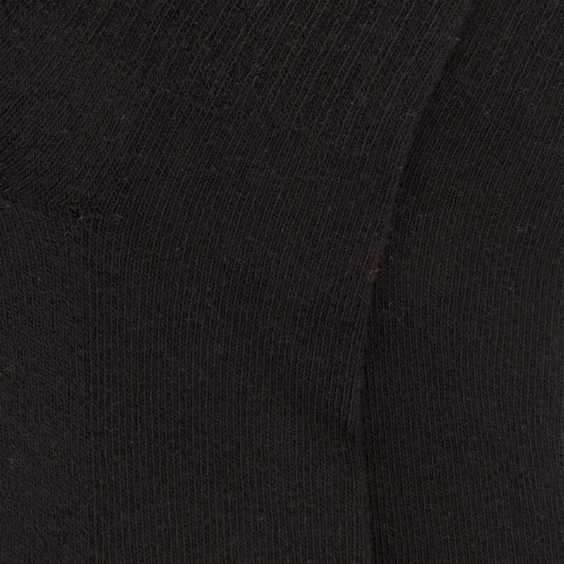 Socquettes homme en coton à bouclettes - Noir | Doré Doré
