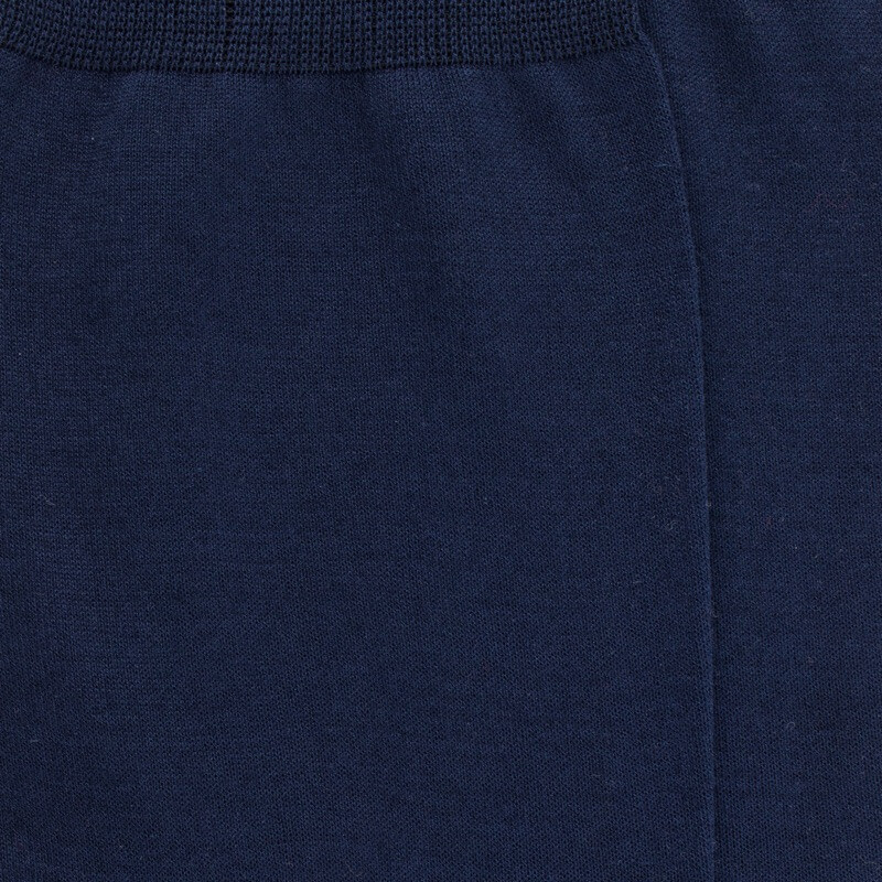 Chaussettes Homme pur fil d'écosse en maille jersey - Bleu marine | Doré Doré