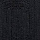 Lot de 7 chaussettes Homme côtelées en pur fil d'écosse - Noir | Doré Doré