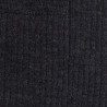 Chaussettes homme en 100% laine fine mérinos côtelées - Gris anthracite | Doré Doré