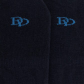 Chaussettes invisibles avec bande anti glisse au talon - Bleu marine | Doré Doré