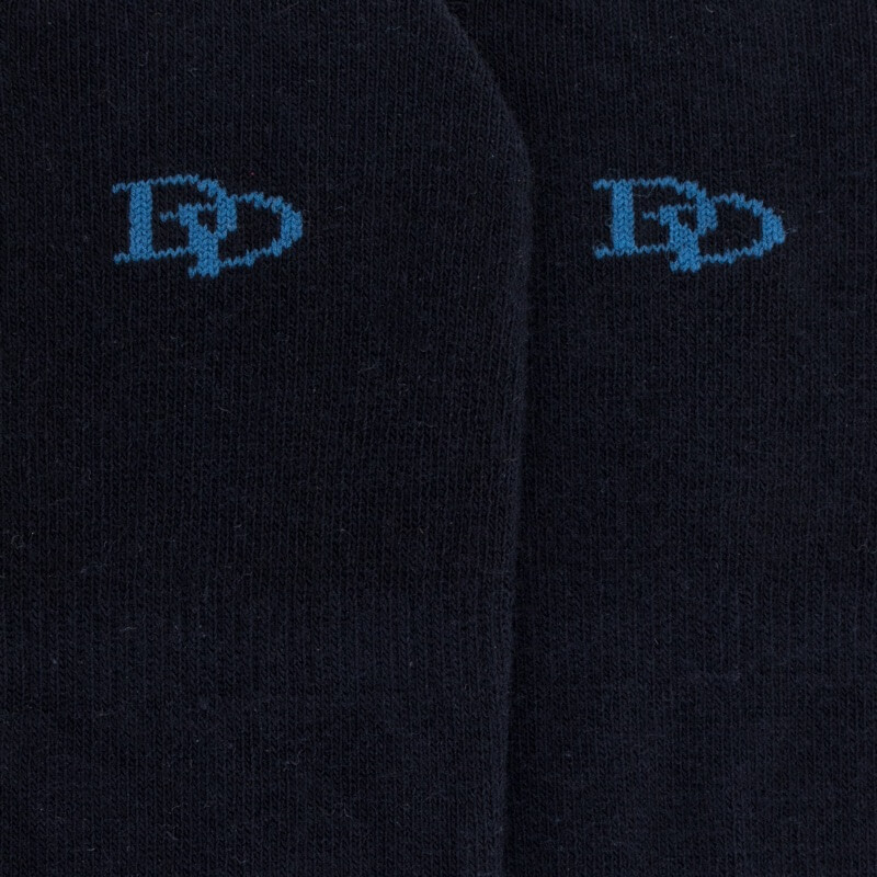 Chaussettes invisibles avec bande anti glisse au talon - Bleu marine | Doré Doré