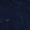 Socquettes femme Light en fil d'écosse - Bleu foncé | Doré Doré