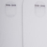 Chaussettes femme invisible en coton et bandes anti-glisse - Blanc | Doré Doré