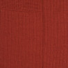 Chaussettes homme à côtes en laine - Orange henné | Doré Doré