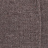 Chaussettes homme à côtes en laine - Brun loutre | Doré Doré