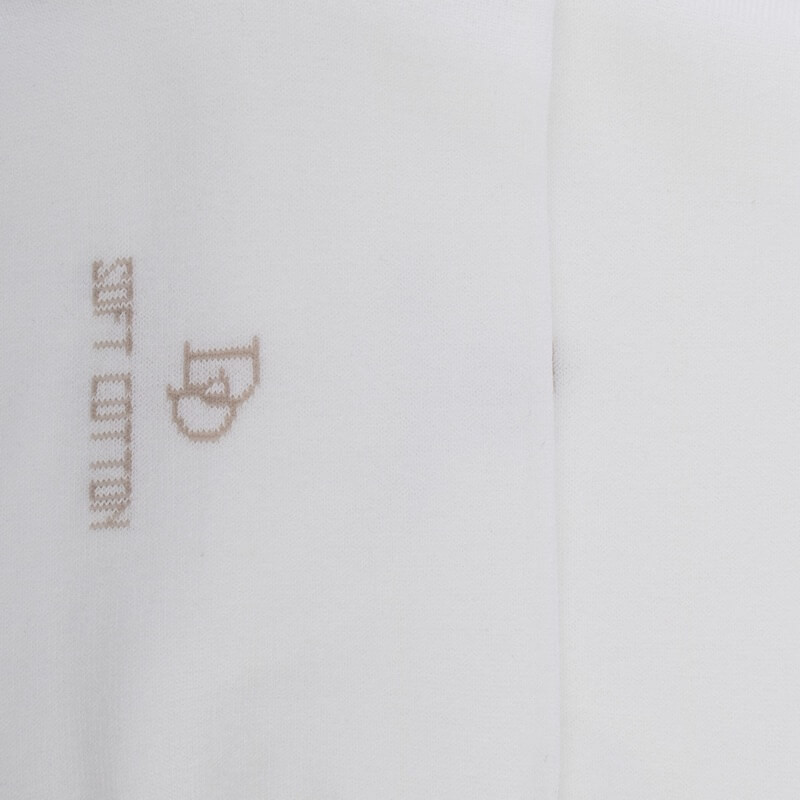 Chaussettes femme Soft Coton à bord souple - Blanc | Doré Doré