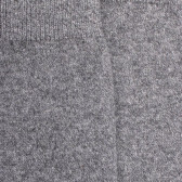 Mi-bas homme douceur en laine et cachemire - Gris oxford | Doré Doré