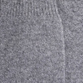 Mi-bas femme Douceur en laine et cachemire - Gris oxford | Doré Doré