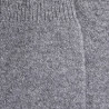 Mi-bas femme Douceur en laine et cachemire - Gris oxford | Doré Doré