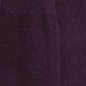 Mi-bas femme Douceur en laine et cachemire - Violet mûrier | Doré Doré