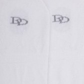 Chaussettes invisibles avec bande anti glisse au talon - Blanc | Doré Doré