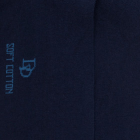 Chaussettes femme Soft Coton à bord souple - Bleu marine | Doré Doré