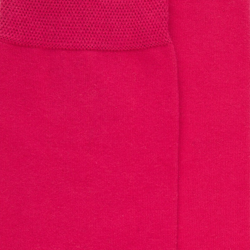 Chaussettes femme Soft Coton à bord souple - Cerise | Doré Doré
