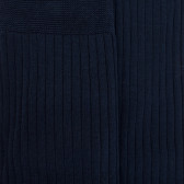 Mi-bas homme luxe 100% fil d'Ecosse extra fin - Bleu marine | Doré Doré