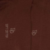 Chaussettes femme Soft Coton à bord souple - Marron | Doré Doré