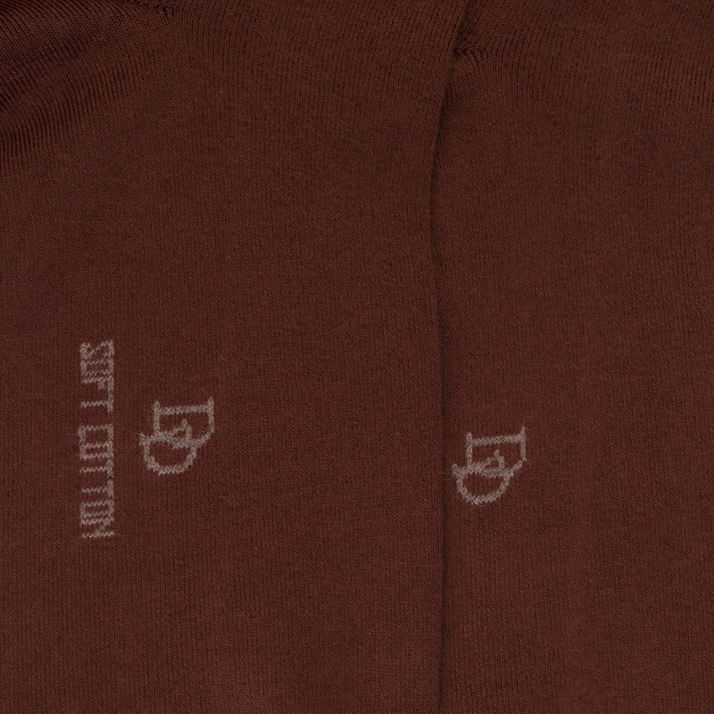 Chaussettes femme Soft Coton à bord souple - Marron | Doré Doré