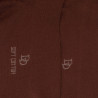 Chaussettes femme Soft Coton à bord souple - Marron | Doré Doré