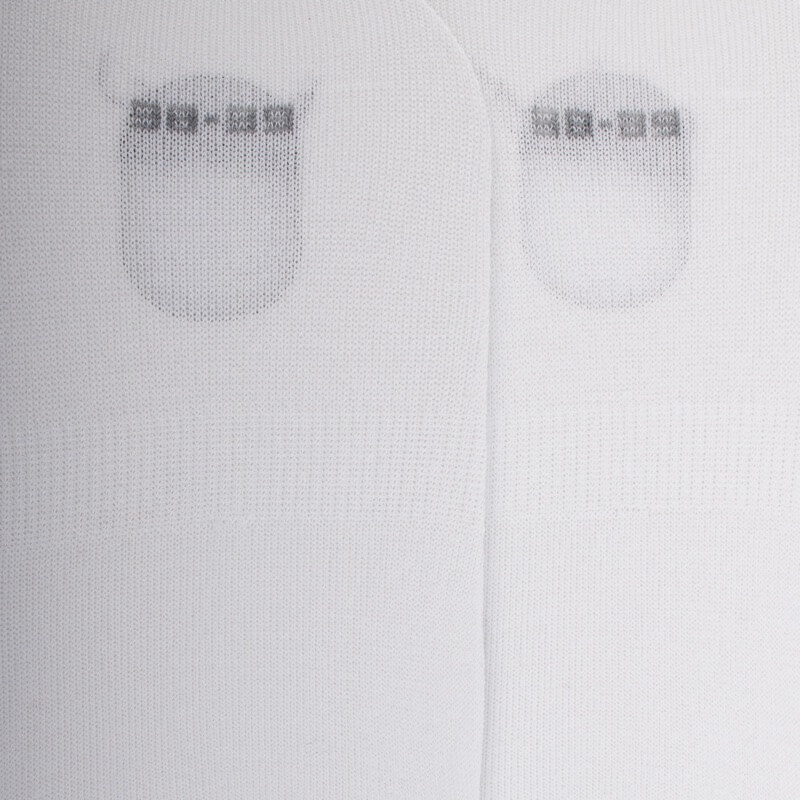 Chaussettes femme invisible en coton et bandes anti-glisse - Blanc | Doré Doré