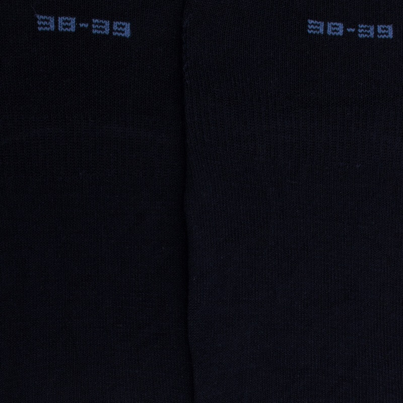 Chaussettes femme invisible en coton et bandes anti-glisse - Bleu foncé | Doré Doré