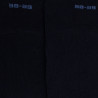 Chaussettes femme invisible en coton et bandes anti-glisse - Bleu foncé | Doré Doré