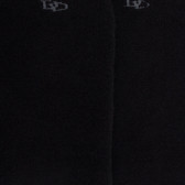 Chaussettes invisibles homme en coton bouclettes et bandes anti-glisse - Noir | Doré Doré