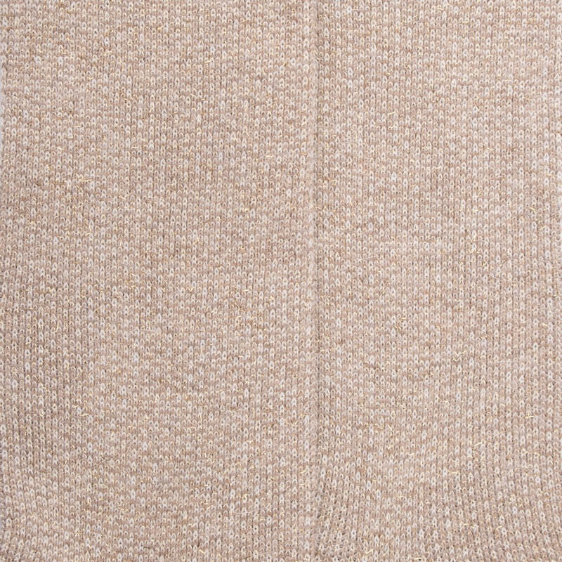 Chaussette laine Angora et lurex brillant - Capuccino | Doré Doré