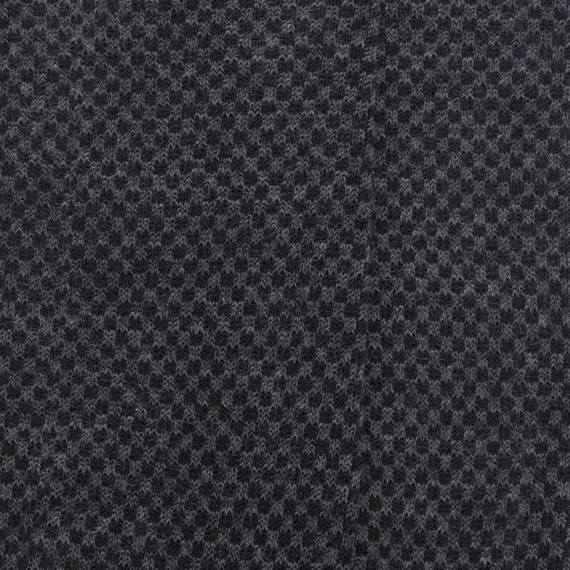 Chaussettes laine à motifs géométrique - Noir et gris | Doré Doré