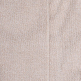 Chaussettes femme à côtes sans bord élastique en coton - Beige Lin | Doré Doré