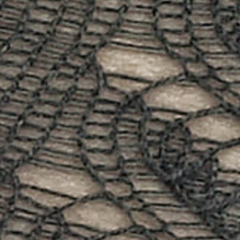 Collants en coton ajouré avec motifs chevron - Gris | Doré Doré