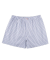 Caleçon homme en coton - Blanc & Bleu à rayures