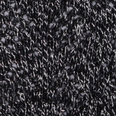 Collants en coton ajourés à effet brillant pour femmes - Noir | Doré Doré