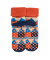 Chaussettes en coton à motifs géométriques pour enfants - Bleu Voilier