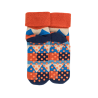 Chaussettes en coton à motifs géométriques pour enfants - Bleu Voilier | Doré Doré