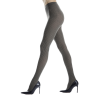 Collants unis pour femmes avec motifs de tresses verticales - Vert olive | Doré Doré