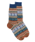 Chaussettes homme en laine à motif de Noël - Vert lichen