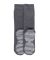 Chaussettes anti-dérapantes homme en coton - Gris oxford