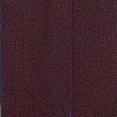 Chaussettes homme à côtes sans bord élastique en laine - Aubergine | Doré Doré