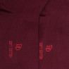 Mi-bas femme en coton égyptien - Aubergine | Doré Doré